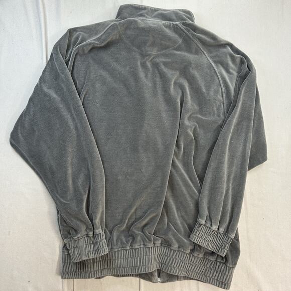SOUTH POLE Jacket Men’s Large Gray Velour Track Full Zip Retro Y2K Streetwear - Picture 5 of 7